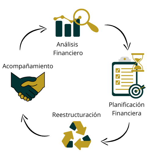 La rueda del asesoramiento financiero, funciones de un asesora financiero